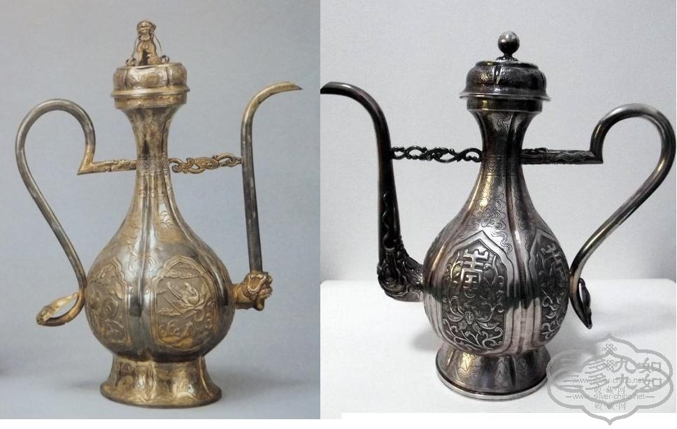 Comparing CTG\'s ewer with Teacher Liu\'s.JPG